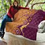 Brisbane Broncos NAIDOC Week 2026 Quilt Aboriginal Lizard Dot Painting - 50 Years of Deadly