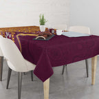 Brisbane Broncos NAIDOC Week 2026 Tablecloth Aboriginal Lizard Dot Painting - 50 Years of Deadly