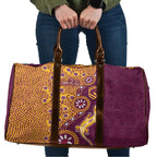 Brisbane Broncos NAIDOC Week 2026 Travel Bag Aboriginal Lizard Dot Painting - 50 Years of Deadly