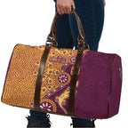 Brisbane Broncos NAIDOC Week 2026 Travel Bag Aboriginal Lizard Dot Painting - 50 Years of Deadly