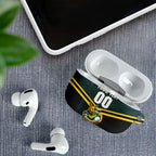 Personalised Kangaroos Rugby AirPods Case Australia Rugby Mascot Green Gold Sport