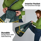 Personalised Kangaroos Rugby Grocery Bag Australia Rugby Mascot Green Gold Sport