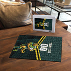 Personalised Kangaroos Rugby Puzzle Australia Rugby Mascot Green Gold Sport