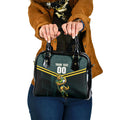 Personalised Kangaroos Rugby Shoulder Handbag Australia Rugby Mascot Green Gold Sport