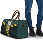 Personalised Kangaroos Rugby Travel Bag Australia Rugby Mascot Green Gold Sport