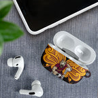 Custom Brisbane Broncos AirPods Case Horse Warrior Polynesia Islander Rugby Mascot
