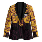 Custom Brisbane Broncos Blazer Horse Warrior Polynesia Islander Rugby Mascot