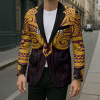 Custom Brisbane Broncos Blazer Horse Warrior Polynesia Islander Rugby Mascot
