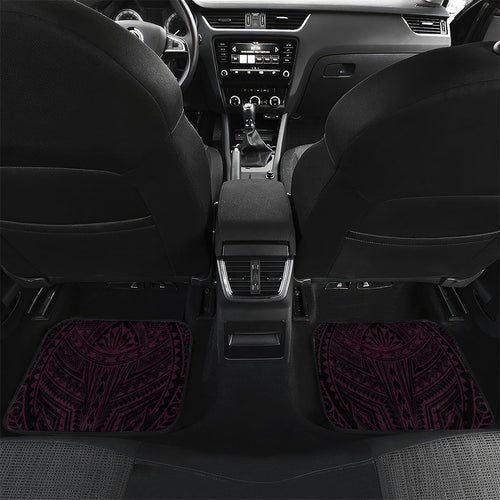 Custom Brisbane Broncos Car Mats Horse Warrior Polynesia Islander Rugby Mascot