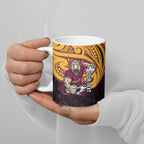 Custom Brisbane Broncos Ceramic Mug Horse Warrior Polynesia Islander Rugby Mascot