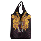 Custom Brisbane Broncos Grocery Bag Horse Warrior Polynesia Islander Rugby Mascot
