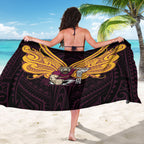 Custom Brisbane Broncos Sarong Horse Warrior Polynesia Islander Rugby Mascot