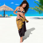Custom Brisbane Broncos Sarong Horse Warrior Polynesia Islander Rugby Mascot