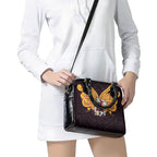 Custom Brisbane Broncos Shoulder Handbag Horse Warrior Polynesia Islander Rugby Mascot