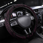 Brisbane Broncos Steering Wheel Cover Horse Warrior Polynesia Islander Rugby Mascot