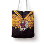 Custom Brisbane Broncos Tote Bag Horse Warrior Polynesia Islander Rugby Mascot