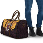 Custom Brisbane Broncos Travel Bag Horse Warrior Polynesia Islander Rugby Mascot
