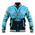 Custom Cronulla-Sutherland Sharks Baseball Jacket Shark Warrior Polynesia Islander Rugby Mascot