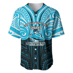 Custom Cronulla-Sutherland Sharks Baseball Jersey Shark Warrior Polynesia Islander Rugby Mascot