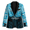 Custom Cronulla-Sutherland Sharks Blazer Shark Warrior Polynesia Islander Rugby Mascot