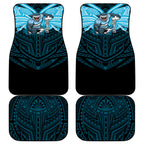 Custom Cronulla-Sutherland Sharks Car Mats Shark Warrior Polynesia Islander Rugby Mascot