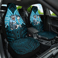 Custom Cronulla-Sutherland Sharks Car Seat Cover Shark Warrior Polynesia Islander Rugby Mascot