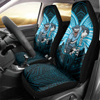 Custom Cronulla-Sutherland Sharks Car Seat Cover Shark Warrior Polynesia Islander Rugby Mascot