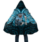 Custom Cronulla-Sutherland Sharks Cloak Shark Warrior Polynesia Islander Rugby Mascot