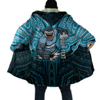 Custom Cronulla-Sutherland Sharks Cloak Shark Warrior Polynesia Islander Rugby Mascot