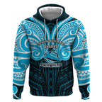 Custom Cronulla-Sutherland Sharks Hoodie Shark Warrior Polynesia Islander Rugby Mascot