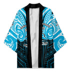 Custom Cronulla-Sutherland Sharks Kimono Shark Warrior Polynesia Islander Rugby Mascot