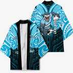 Custom Cronulla-Sutherland Sharks Kimono Shark Warrior Polynesia Islander Rugby Mascot