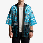 Custom Cronulla-Sutherland Sharks Kimono Shark Warrior Polynesia Islander Rugby Mascot