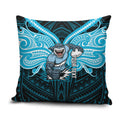 Custom Cronulla-Sutherland Sharks Pillow Cover Shark Warrior Polynesia Islander Rugby Mascot