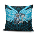 Custom Cronulla-Sutherland Sharks Pillow Cover Shark Warrior Polynesia Islander Rugby Mascot