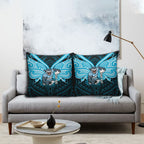 Custom Cronulla-Sutherland Sharks Pillow Cover Shark Warrior Polynesia Islander Rugby Mascot