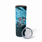 Custom Cronulla-Sutherland Sharks Skinny Tumbler Shark Warrior Polynesia Islander Rugby Mascot