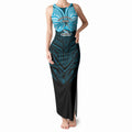 Custom Cronulla-Sutherland Sharks Tank Maxi Dress Shark Warrior Polynesia Islander Rugby Mascot
