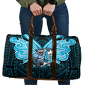 Custom Cronulla-Sutherland Sharks Travel Bag Shark Warrior Polynesia Islander Rugby Mascot