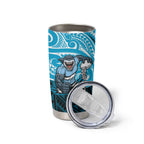 Custom Cronulla-Sutherland Sharks Tumbler Cup Shark Warrior Polynesia Islander Rugby Mascot
