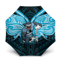 Custom Cronulla-Sutherland Sharks Umbrella Shark Warrior Polynesia Islander Rugby Mascot