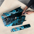 Custom Cronulla-Sutherland Sharks Umbrella Shark Warrior Polynesia Islander Rugby Mascot