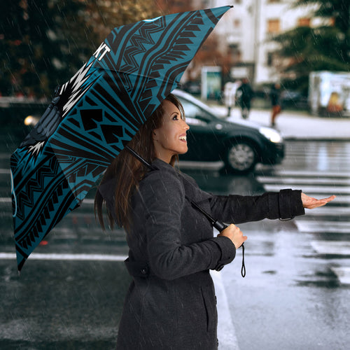 Custom Cronulla-Sutherland Sharks Umbrella Shark Warrior Polynesia Islander Rugby Mascot