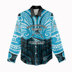 Custom Cronulla-Sutherland Sharks Women Casual Shirt Shark Warrior Polynesia Islander Rugby Mascot