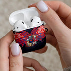 Custom Newcastle Knight AirPods Case Knight Warrior Polynesia Islander Rugby Mascot