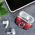 Custom Newcastle Knight AirPods Case Knight Warrior Polynesia Islander Rugby Mascot