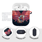 Custom Newcastle Knight AirPods Case Knight Warrior Polynesia Islander Rugby Mascot