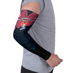 Custom Newcastle Knight Arm Sleeves Knight Warrior Polynesia Islander Rugby Mascot