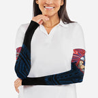 Custom Newcastle Knight Arm Sleeves Knight Warrior Polynesia Islander Rugby Mascot