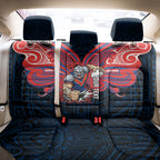 Custom Newcastle Knight Back Car Seat Cover Knight Warrior Polynesia Islander Rugby Mascot